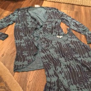 2 piece cardigan and tank set